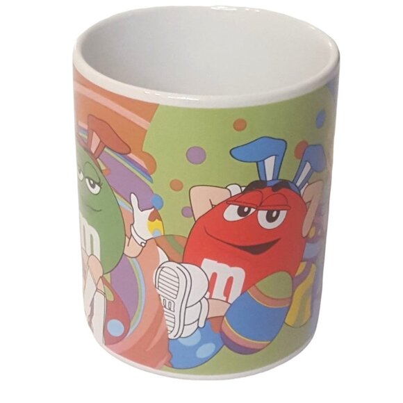 M&M Candy Tea Coffee Mug Cup Easter Egg Mars Galerie Ceramic - Picture 3 of 7